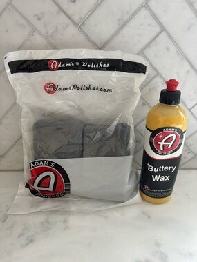 Adams Buttery Wax Bottle & Applicator Pads